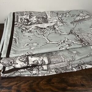 Eastern Accent Toile de Jouy Duvet Cover Queen 90"x95"